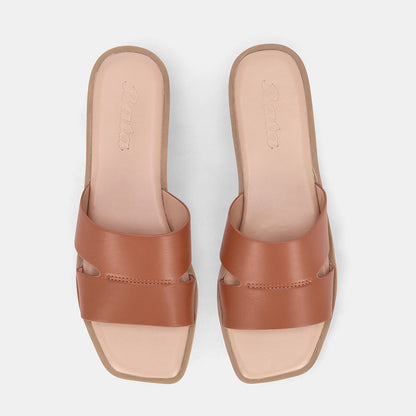 Odilia Cross Strap Sandal – Tan