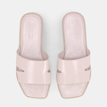 Odilia Cross Strap Sandal - White
