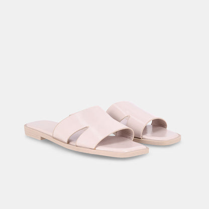 Odilia Cross Strap Sandal - White