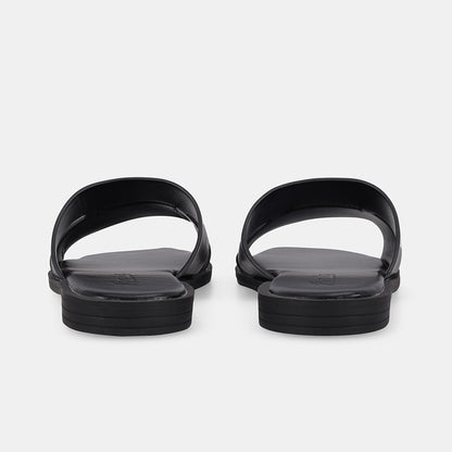 Odilia Cross Strap Sandal -Black