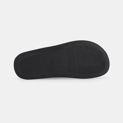 Blacke Slip On Sandal - Black