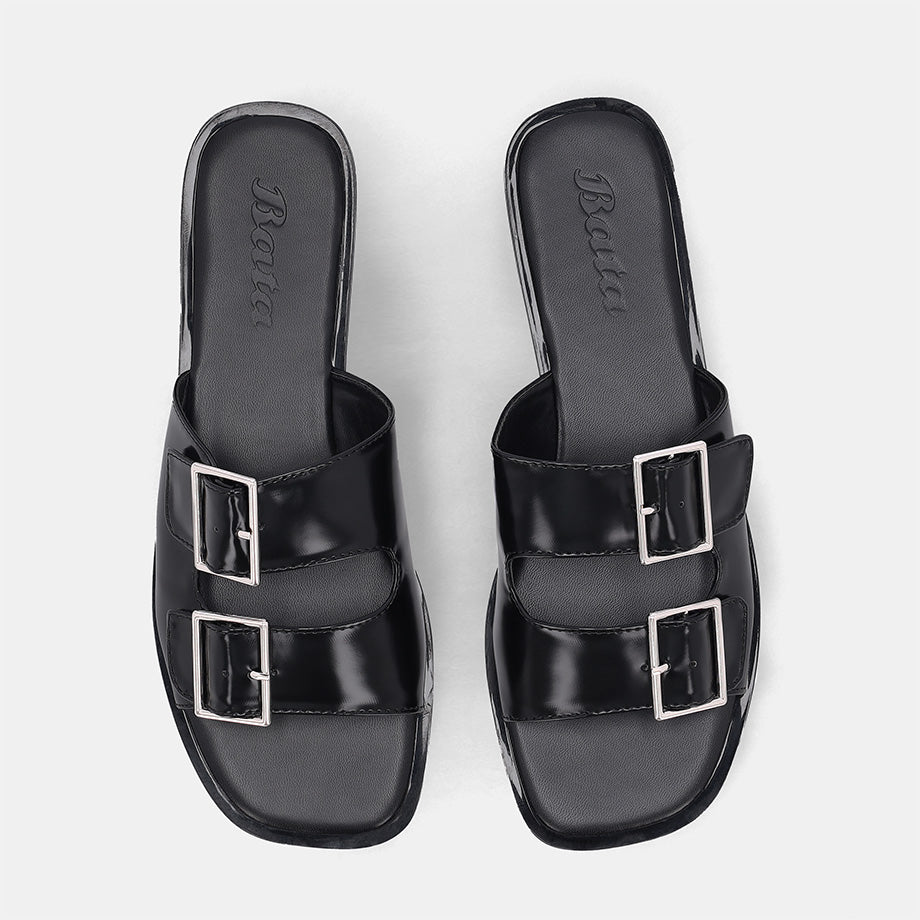 Taylor Strap Sandal -Black
