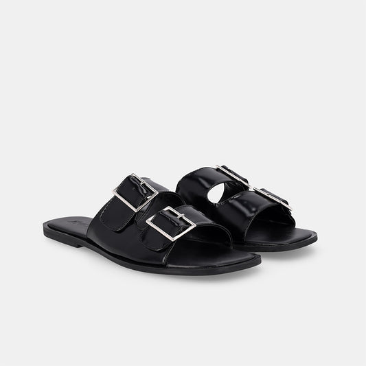 Taylor Strap Sandal -Black