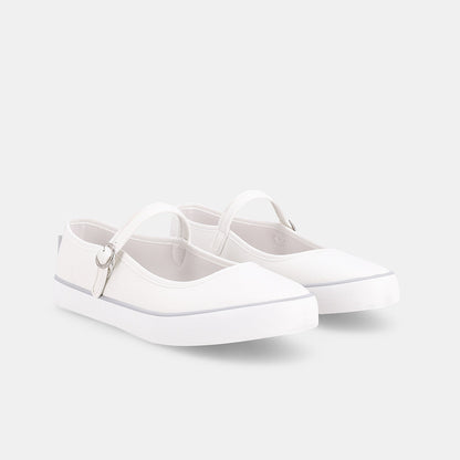 Elisa Mary Jane Sneaker - White