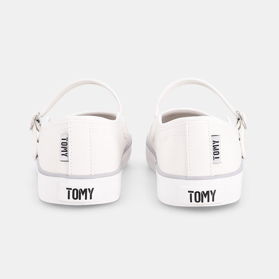 Elisa Mary Jane Sneaker - White