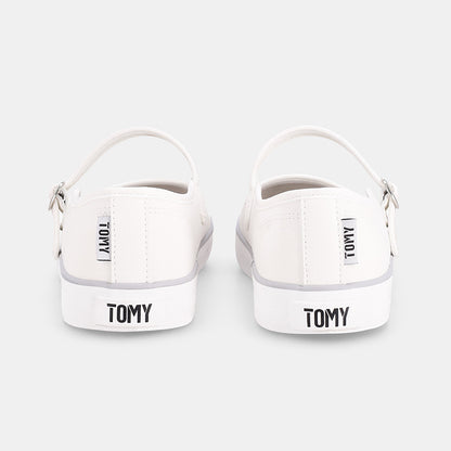 Elisa Mary Jane Sneaker - White
