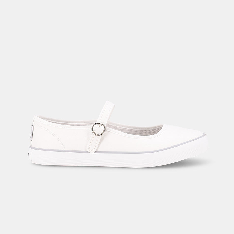 Elisa Mary Jane Sneaker - White