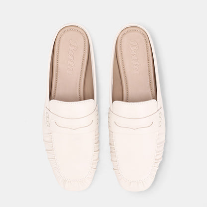 London Mule Loafer - Cream