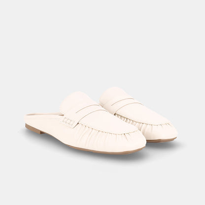 London Mule Loafer - Cream