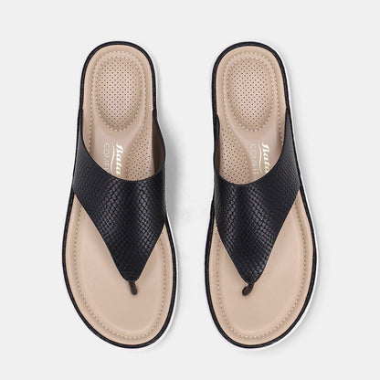 Carissly Thong Slip-on Sandal-Black