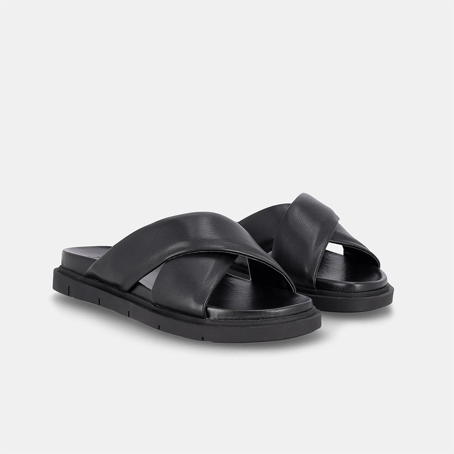Irma Crossover Sandal - Black