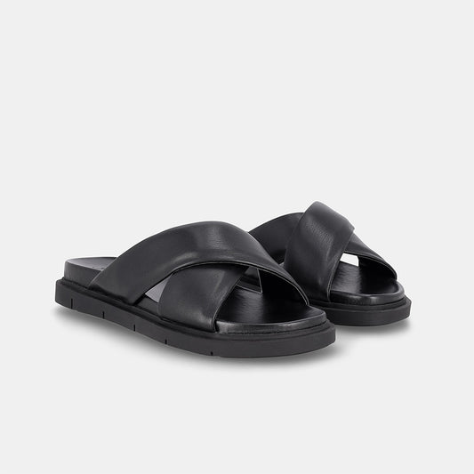 Irma Crossover Sandal - Black