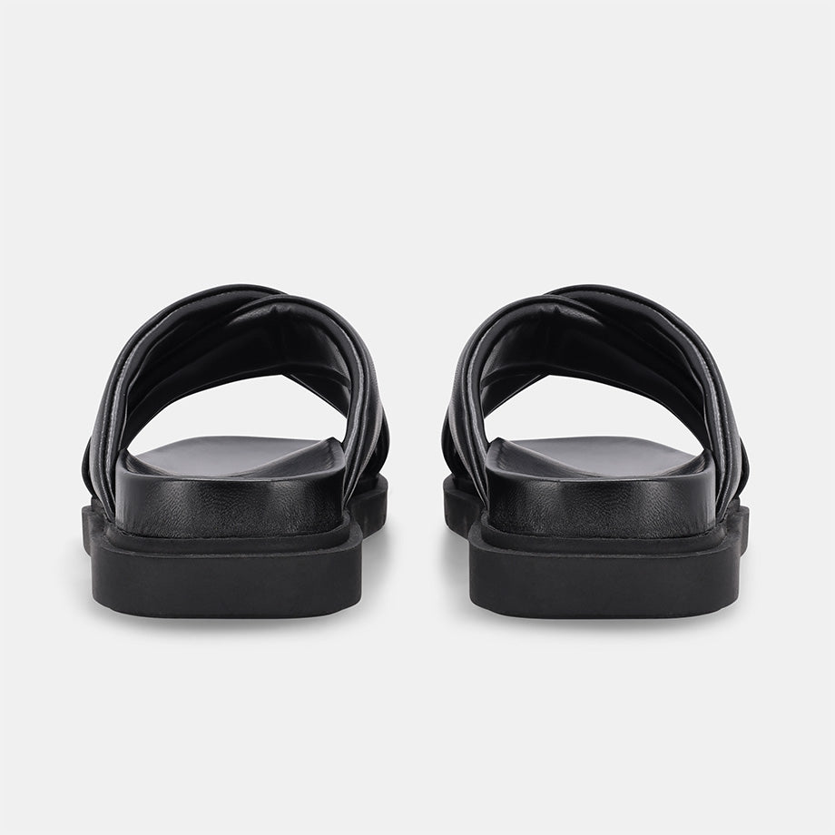Irma Crossover Sandal - Black