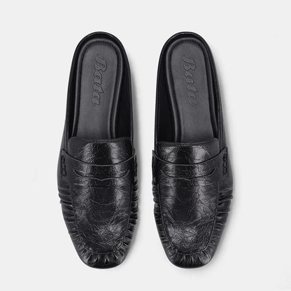 London Mule Loafer - Black