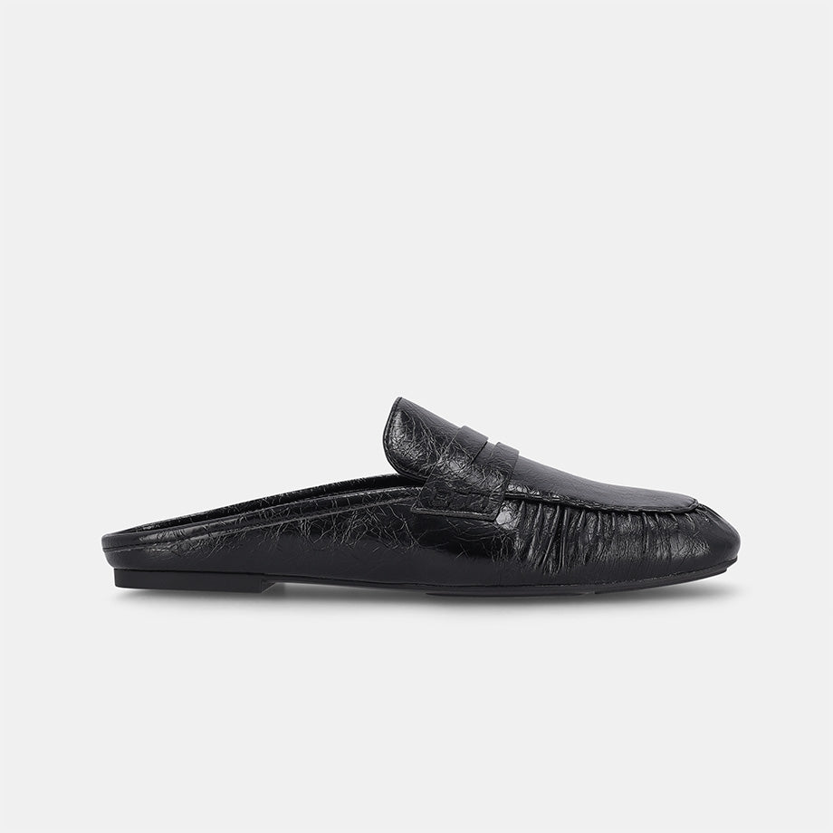 London Mule Loafer - Black