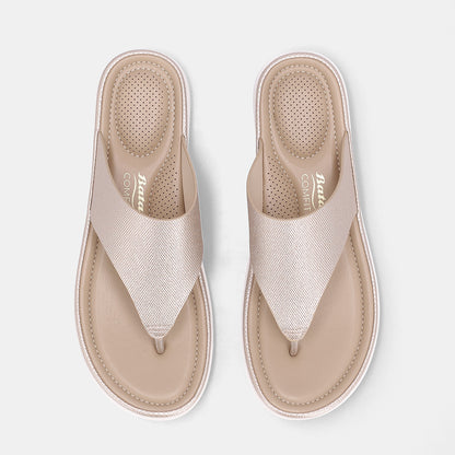 Carissly Thong Slip-on Sandal-Gold
