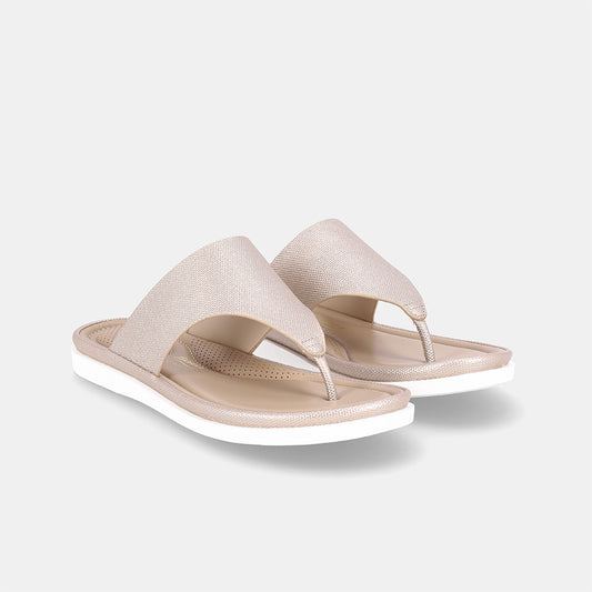 Carissly Thong Slip-on Sandal-Gold