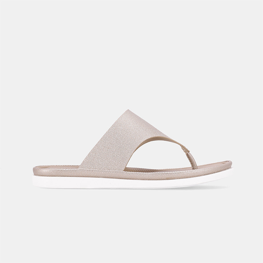 Carissly Thong Slip-on Sandal-Gold
