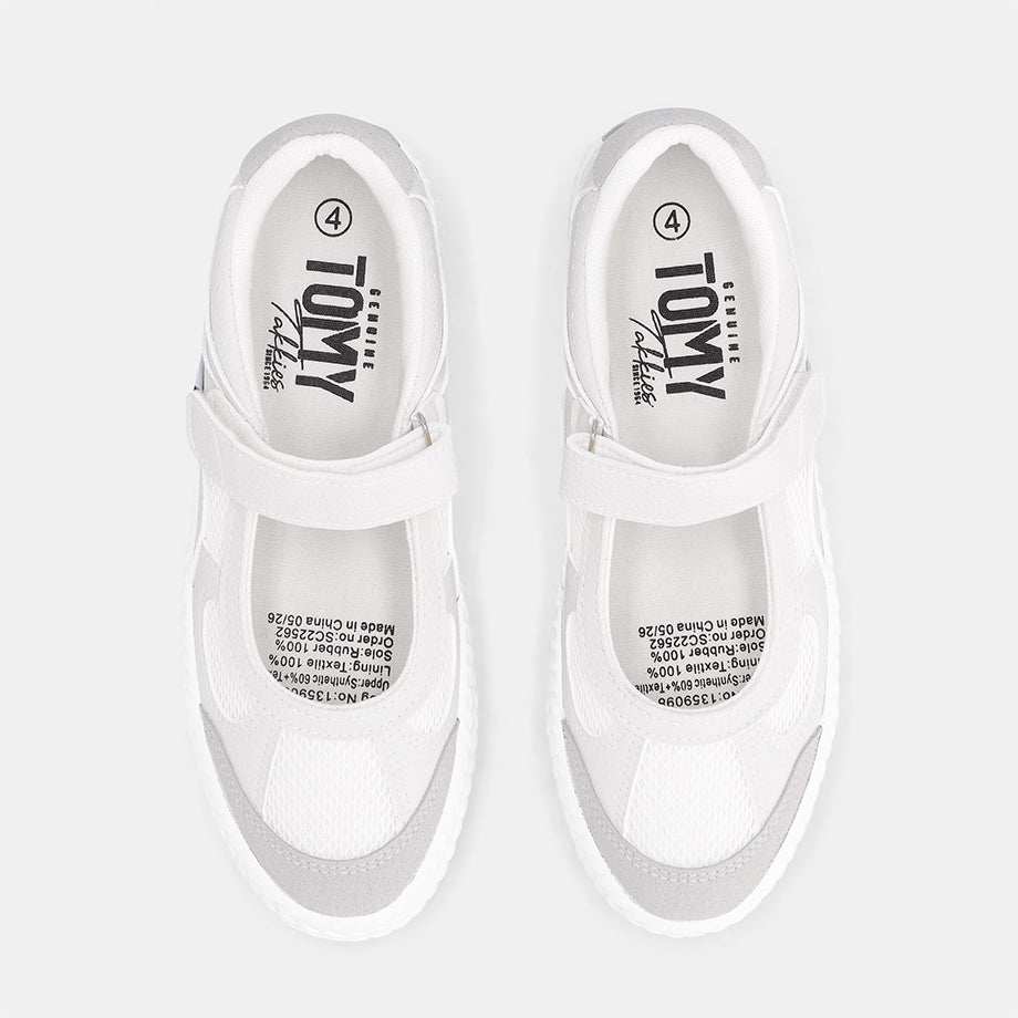 Charley Mary Jane Sneaker - White