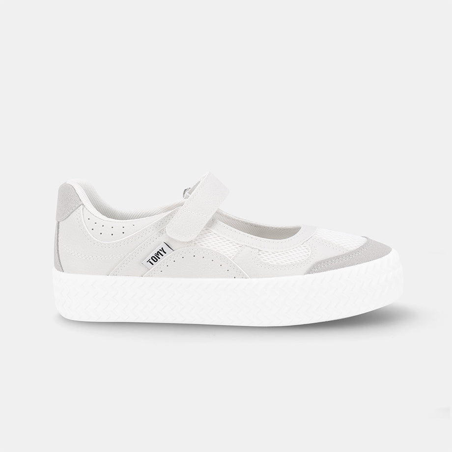 Charley Mary Jane Sneaker - White