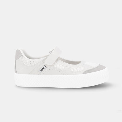 Charley Mary Jane Sneaker - White