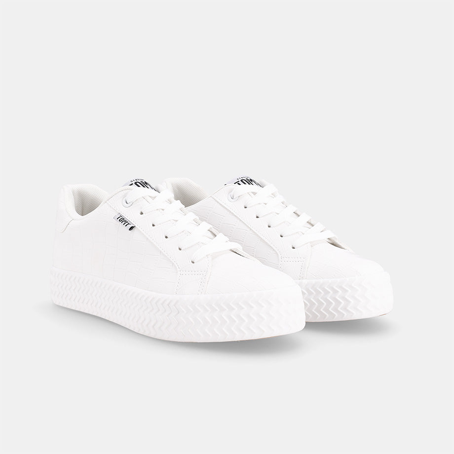 Taylor Platform Sneaker - White