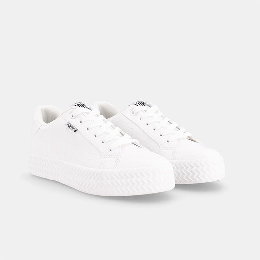 Taylor Platform Sneaker - White