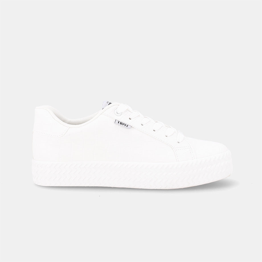 Taylor Platform Sneaker - White