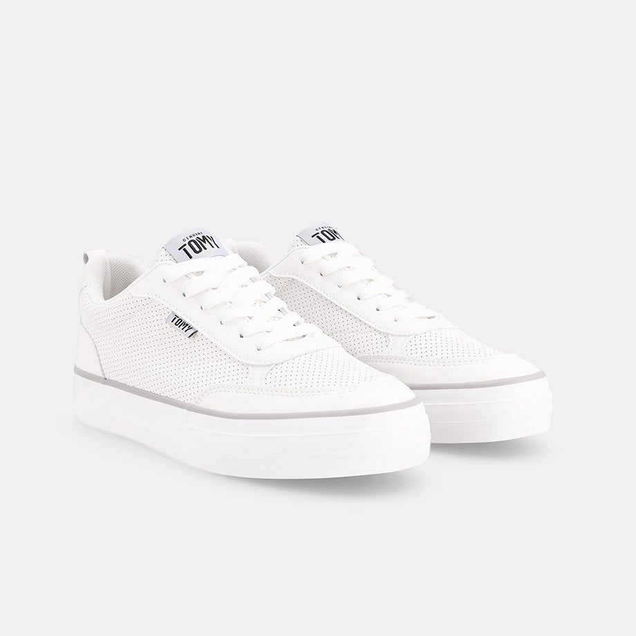 Madelyn Platform Sneaker - White