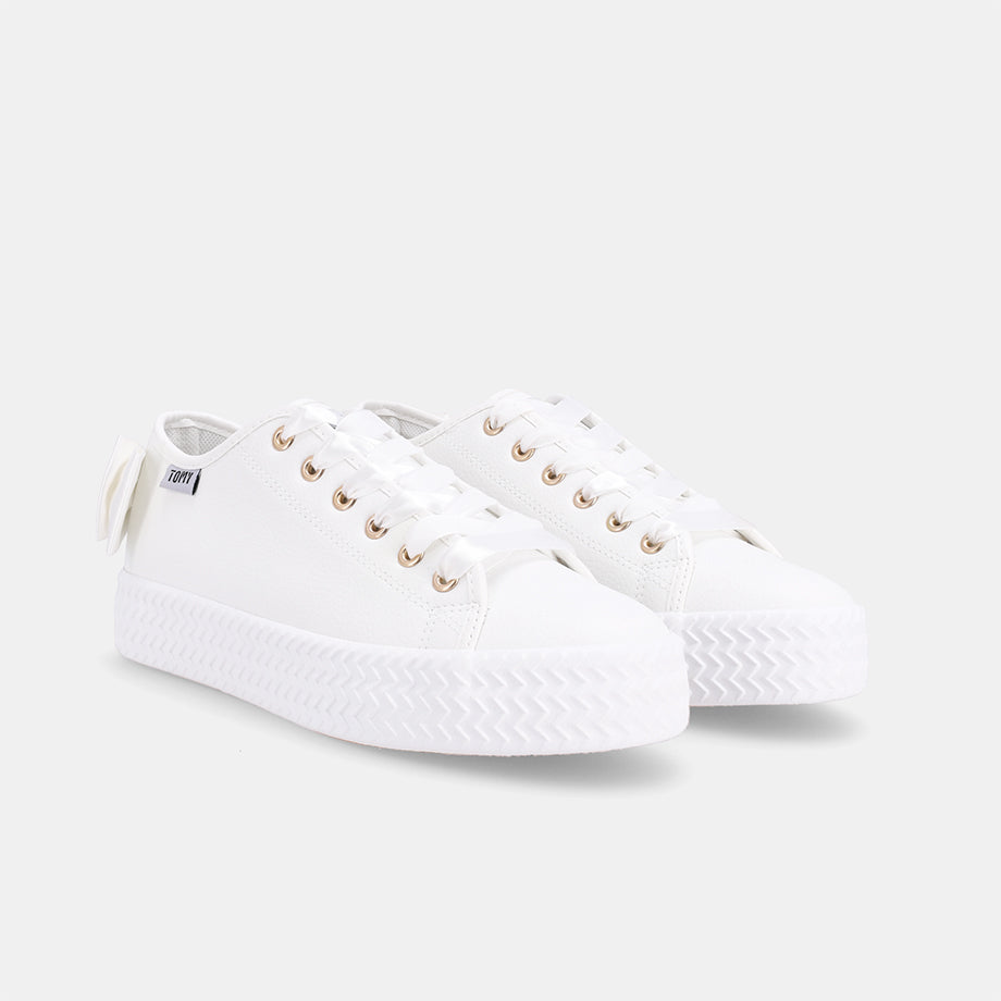 Miah Platform Sneaker - White