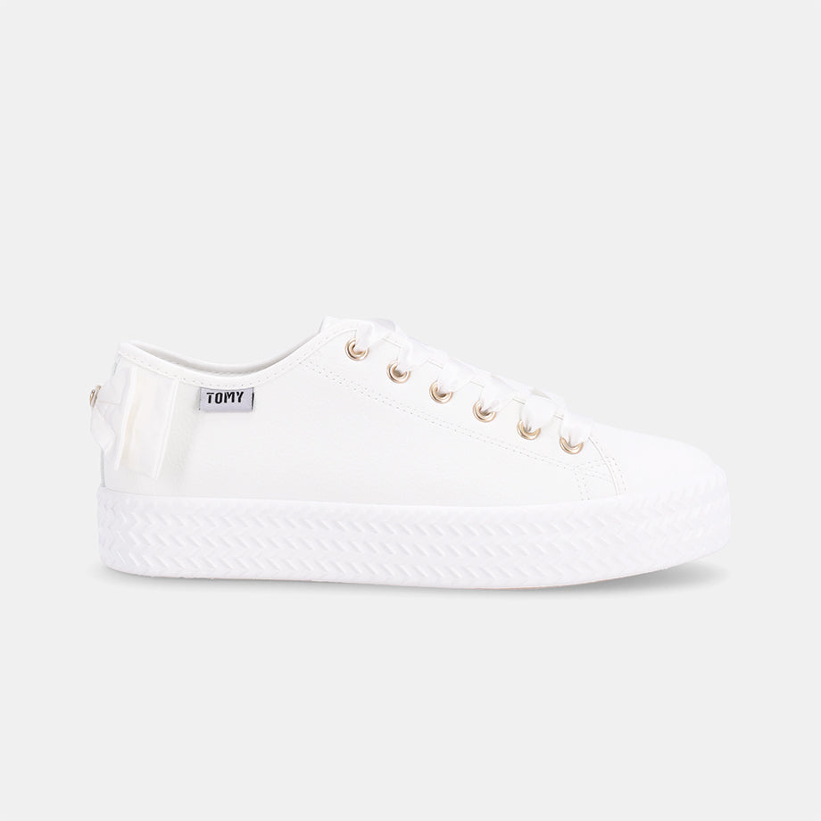 Miah Platform Sneaker - White