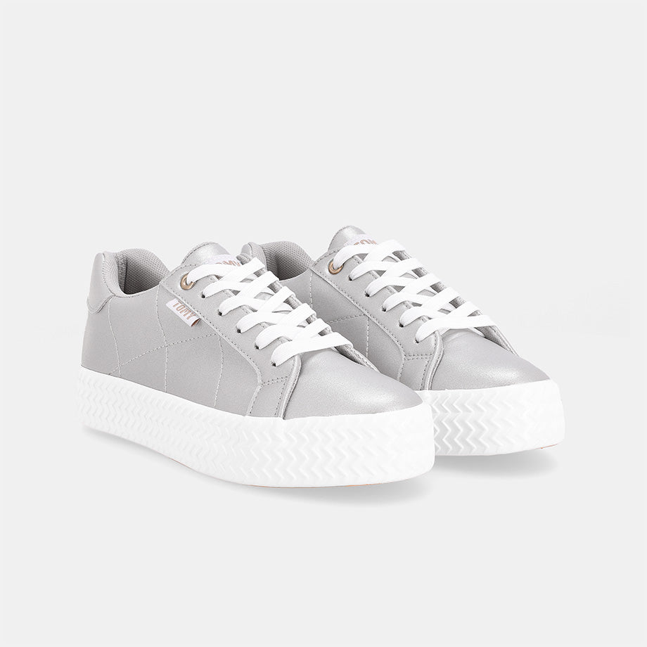 Eirene Sneaker - Grey Metallic