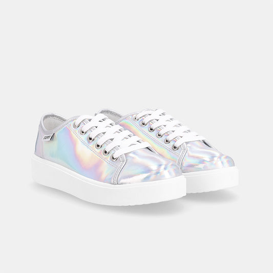 Flick Ladies Sneaker - Silver