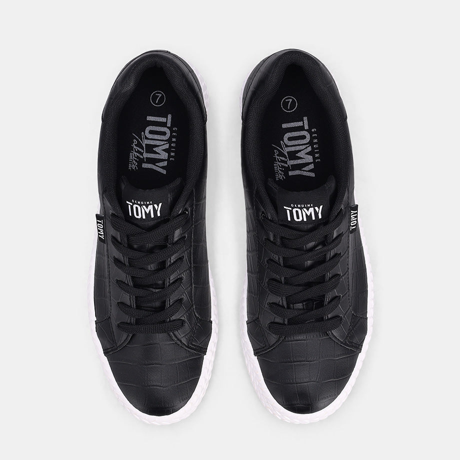 Taylor Sneaker - Black Croc