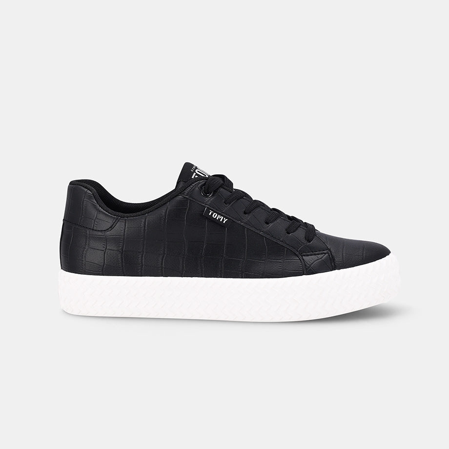 Taylor Sneaker - Black Croc