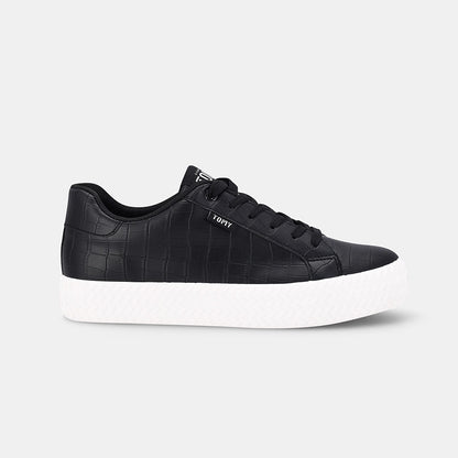 Taylor Sneaker - Black Croc