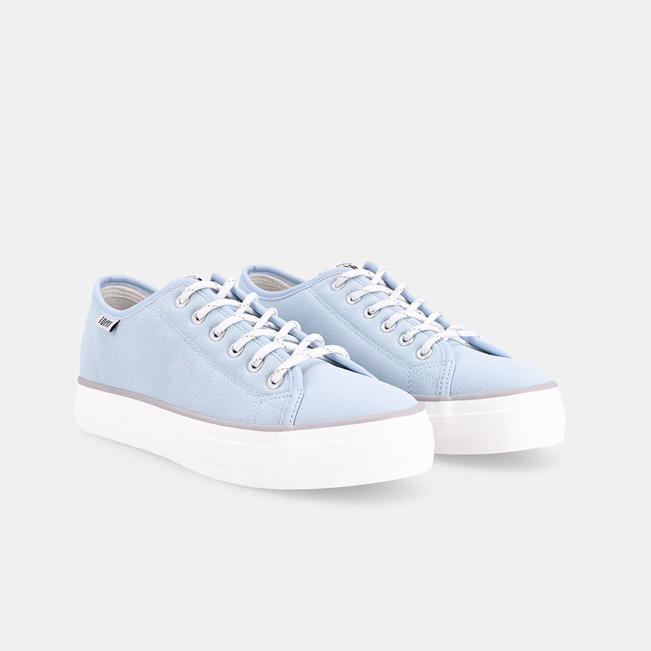 Alia Platform Sneaker - Sky Blue