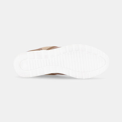 New Star Wedge Lace-up Sneaker - Beige