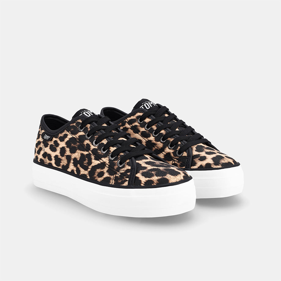 Kareen Sneaker - Leopard Print