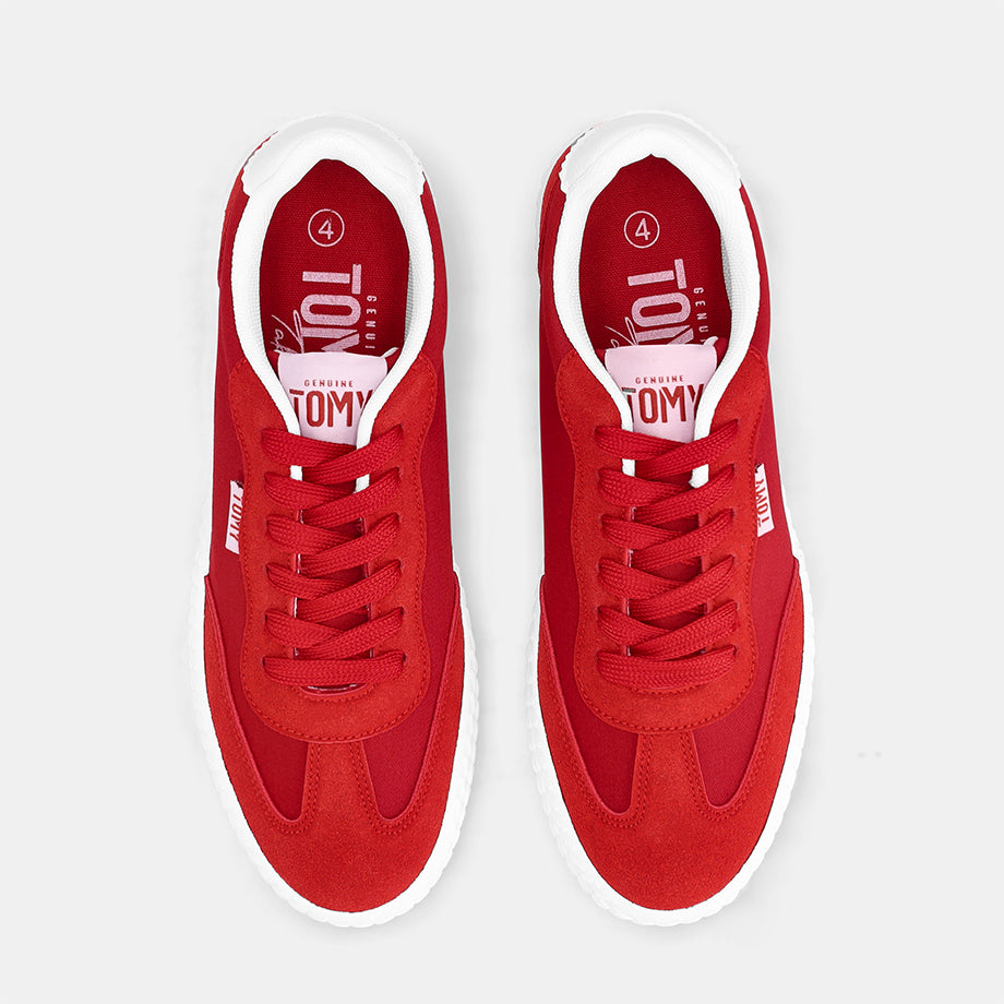 Sidney Platform Sneaker - Red