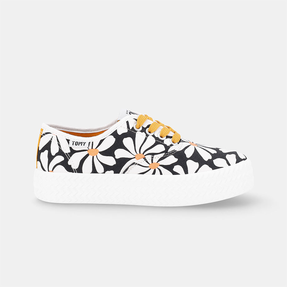 Alena Platform Sneaker - Floral