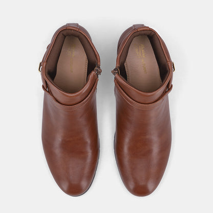 Florence Block Boot - Brown