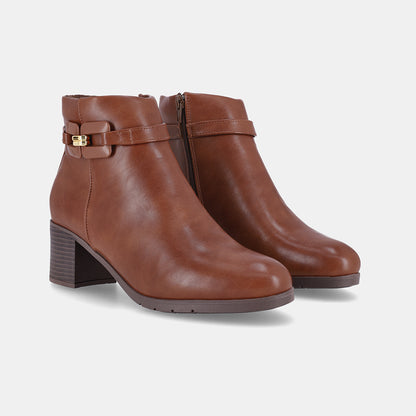 Florence Block Boot - Brown