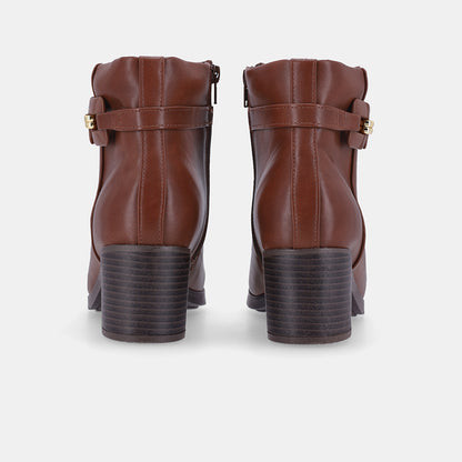 Florence Block Boot - Brown