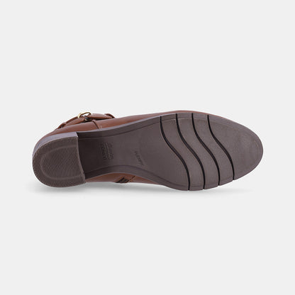 Florence Block Boot - Brown