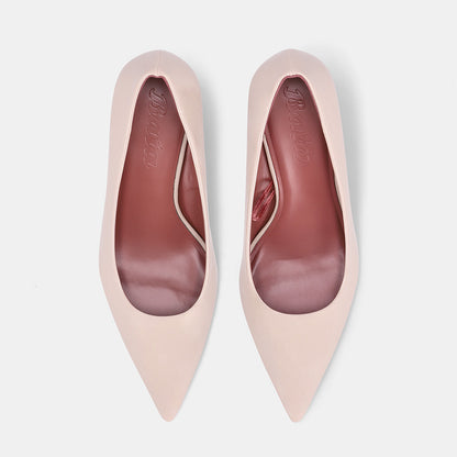 York Wedge Court Shoe - Blush