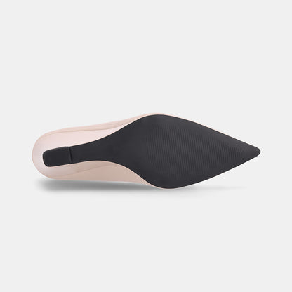 York Wedge Court Shoe - Blush