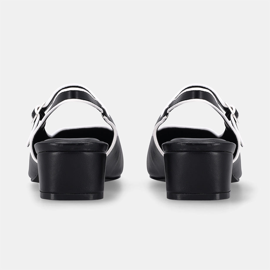 Memphis Mary Jane Slingback - Black