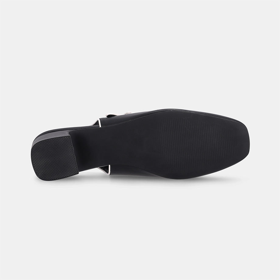 Memphis Mary Jane Slingback - Black