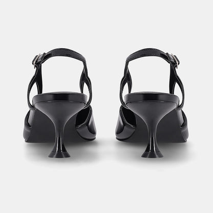 Detroit Slingback Heel - Black